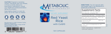 Load image into Gallery viewer, Red Yeast Rice w/CoQ10 120 caps