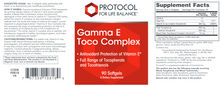 Load image into Gallery viewer, Gamma E Toco Complex 90gels