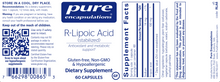 Load image into Gallery viewer, R -Lipoic Acid (stabilized) 60 vcaps
