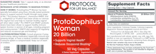 Load image into Gallery viewer, ProtoDophilus Woman 20 bil 50 vegcaps