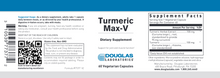 Load image into Gallery viewer, Turmeric Max-V 60 vegcaps