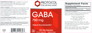 Gaba 750 mg 120 vegcaps