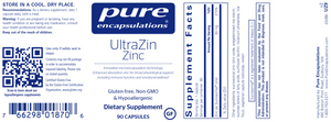UltraZin Zinc 90 caps