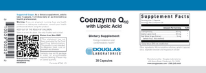 Coenzyme Q10 w/Lipoic Acid 60mg 30caps