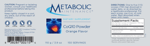 CoQ10 Powder [Orange Flavor] 110 g