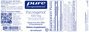 Pycnogenol 100 mg 60 vegcaps