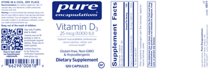 Vitamin D3 1000 IU 120 vcaps