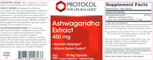 Load image into Gallery viewer, Ashwaganda Extract 450 mg 90 vegcaps