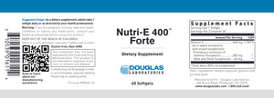 Nutri E-400 Forte 60 gels