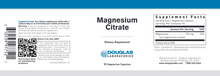 Load image into Gallery viewer, Magnesium Citrate 90 vegcaps