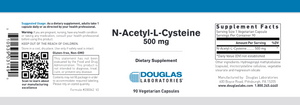 N-Acetyl-L-Cysteine 500 mg 90 vcaps