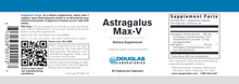 Load image into Gallery viewer, Astragalus Max -V 60 vegcaps