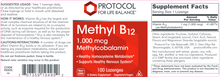 Load image into Gallery viewer, Methyl B12 1000 mcg 100 loz