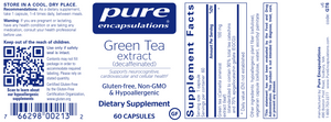 Green Tea extract (decaf) 60 vegcaps