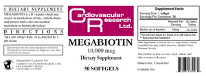 Megabiotin 50 softgels