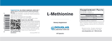 Load image into Gallery viewer, L-Methionine 500mg 60 caps