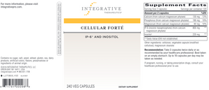 Cellular Forté w/IP-6 Inositol 240 caps