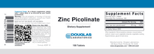 Load image into Gallery viewer, Zinc Picolinate 20 mg 100 tabs