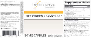 Heartburn Advantage 60 vegcaps