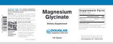 Load image into Gallery viewer, Magnesium Glycinate 120 mg 120 tabs