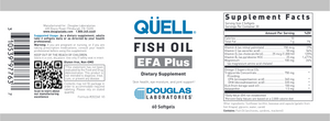 QUELL Fish Oil EFA Plus 60 softgels