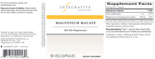 Load image into Gallery viewer, Magnesium Malate 100 mg 90 vegcaps