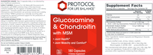 Load image into Gallery viewer, Glucosamine &amp; Chondroitin w/MSM 180 caps