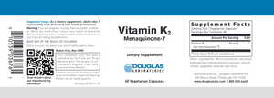 Vitamin K2 with Menaquinone-7 60 vcaps