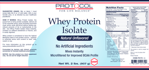 Whey Protein Isolate 2 lbs