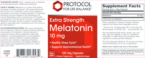 Melatonin 10mg 100 vegcaps