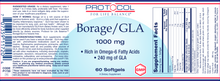 Load image into Gallery viewer, Borage/GLA 1000 mg 60 gels