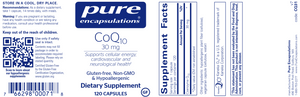 CoQ10 30 mg 120 vegcaps