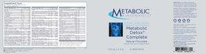 Metabolic Detox Complete Choc. 2.3lbs