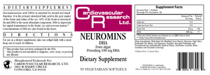 Neuromins DHA 100 mg 50 vgels