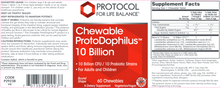 Load image into Gallery viewer, ProtoDophilus 10 billion 60 chews