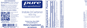 Indole -3 -Carbinol 400 mg 60 vcaps