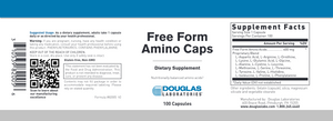 Free Form Amino Caps 100 caps