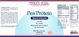 Pea Protein Unflavored 2.3 lbs