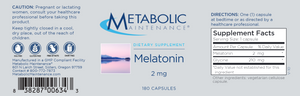 Melatonin 2 mg 180 caps