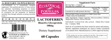 Load image into Gallery viewer, Lactoferrin 100 mg 60 caps