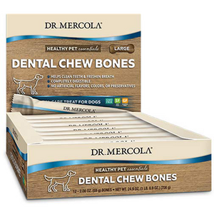Dog Dental Chew Bones Large 2.08oz 12 pk