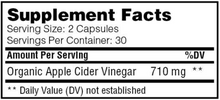 Load image into Gallery viewer, Apple Cider Vinegar 60 vegcaps