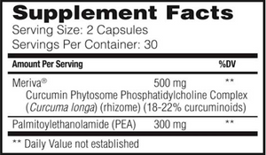 (PEA)+ With Meriva Curcumin 60 caps