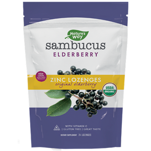 Sambucus Zinc Lozenges Elderberry 24 loz