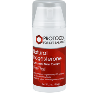 Natural Progesterone Cream Unscented w/ Pump
