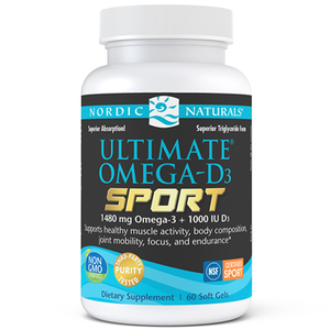 Ultimate Omega®-D3 Sport 60 softgels