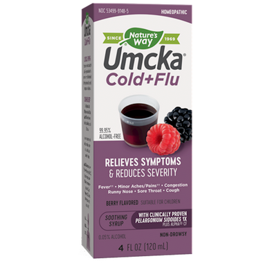 Umcka Cold+Flu Syrup Berry 4 oz