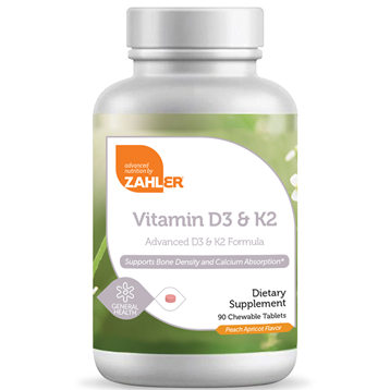 Vitamin D3 & K2 Chewable 90 tabs
