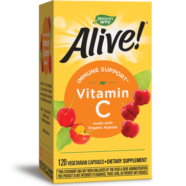 Alive! Immune Support Vit C 120 vegcap