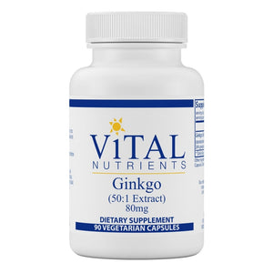 Ginkgo 50:1 Extract 80 mg 90 vegcaps